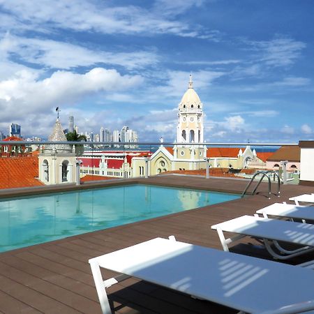 セントラル ホテル パナマ パナマ・シティー エクステリア 写真 Rooftop pool at the Hotel Unique